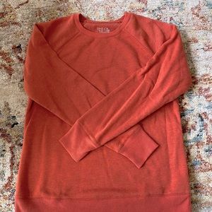 Burnt orange cozy sweatshirt
